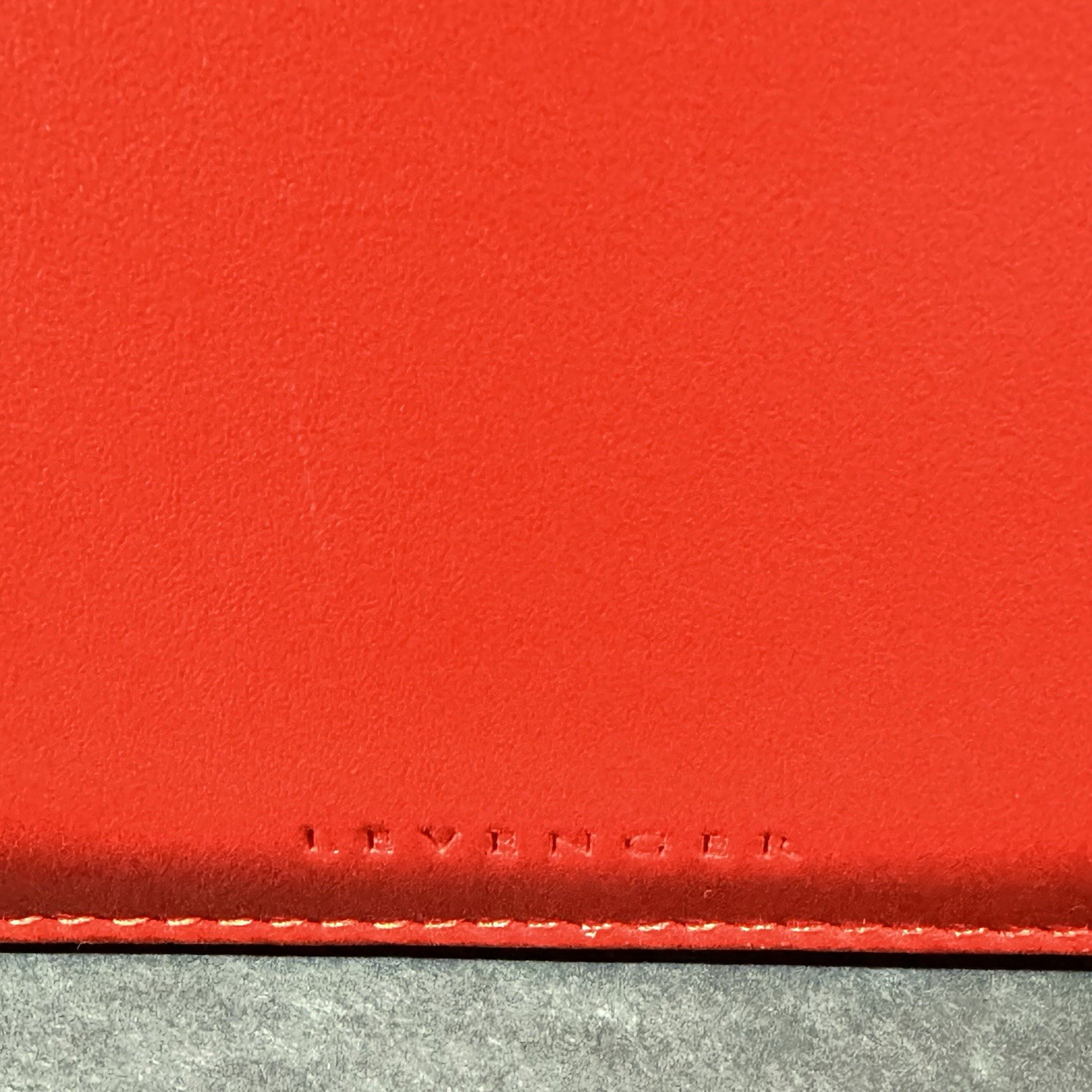 Levenger Red Leather Tyler Folio Executive Portfolio 12.5×10” NWOB Retail $170