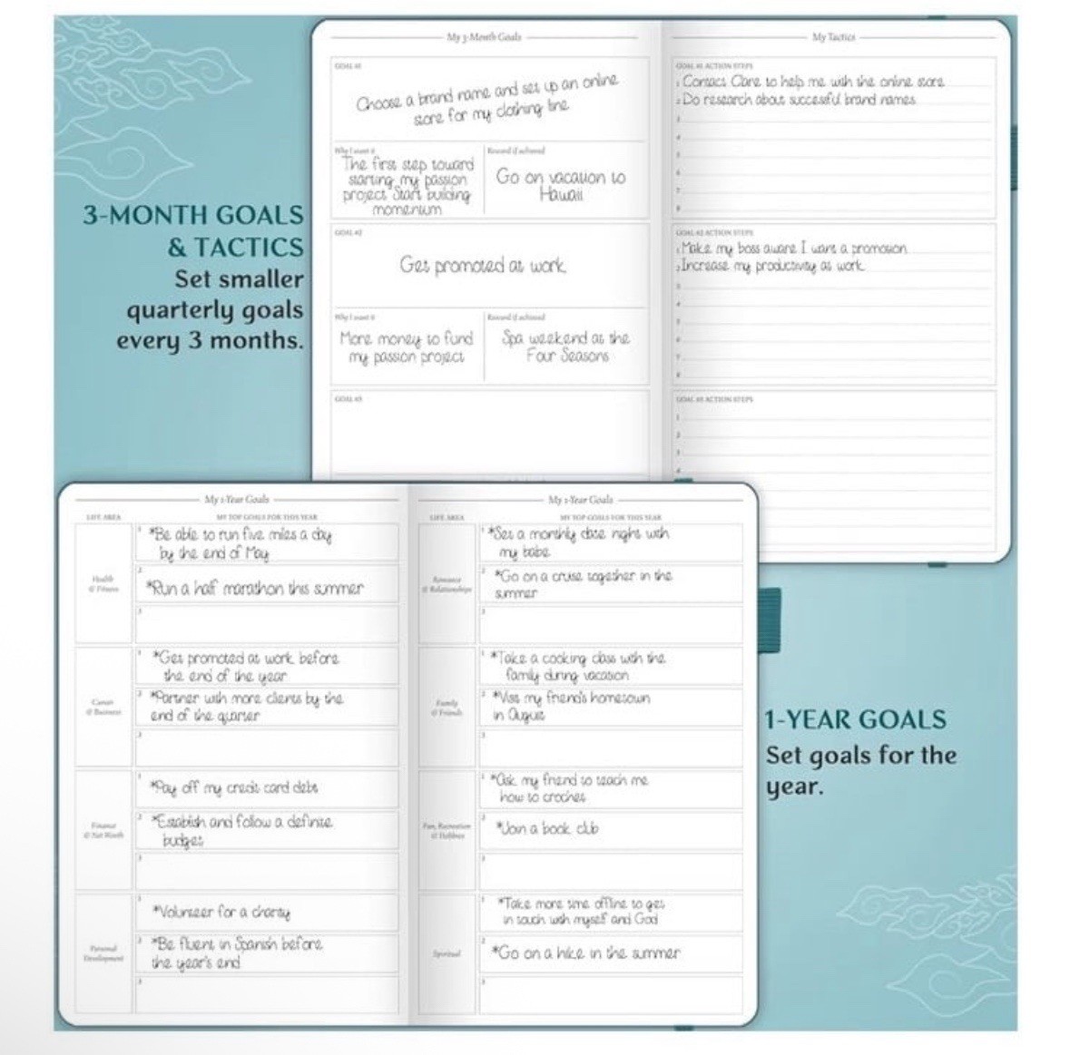 Legend Planner | Dated Planner 2026 | A5 5.5×8.3 | Dark Teal & Gold | SEALED