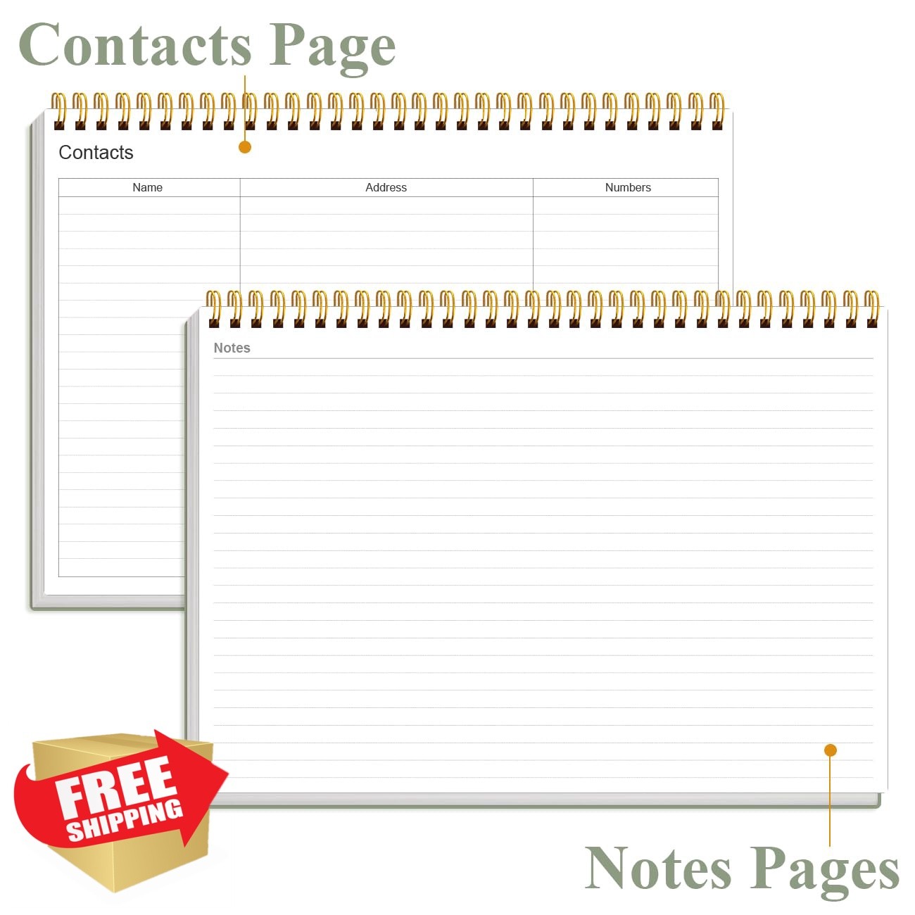 Yaridar Weekly Planner Green 8″x11″