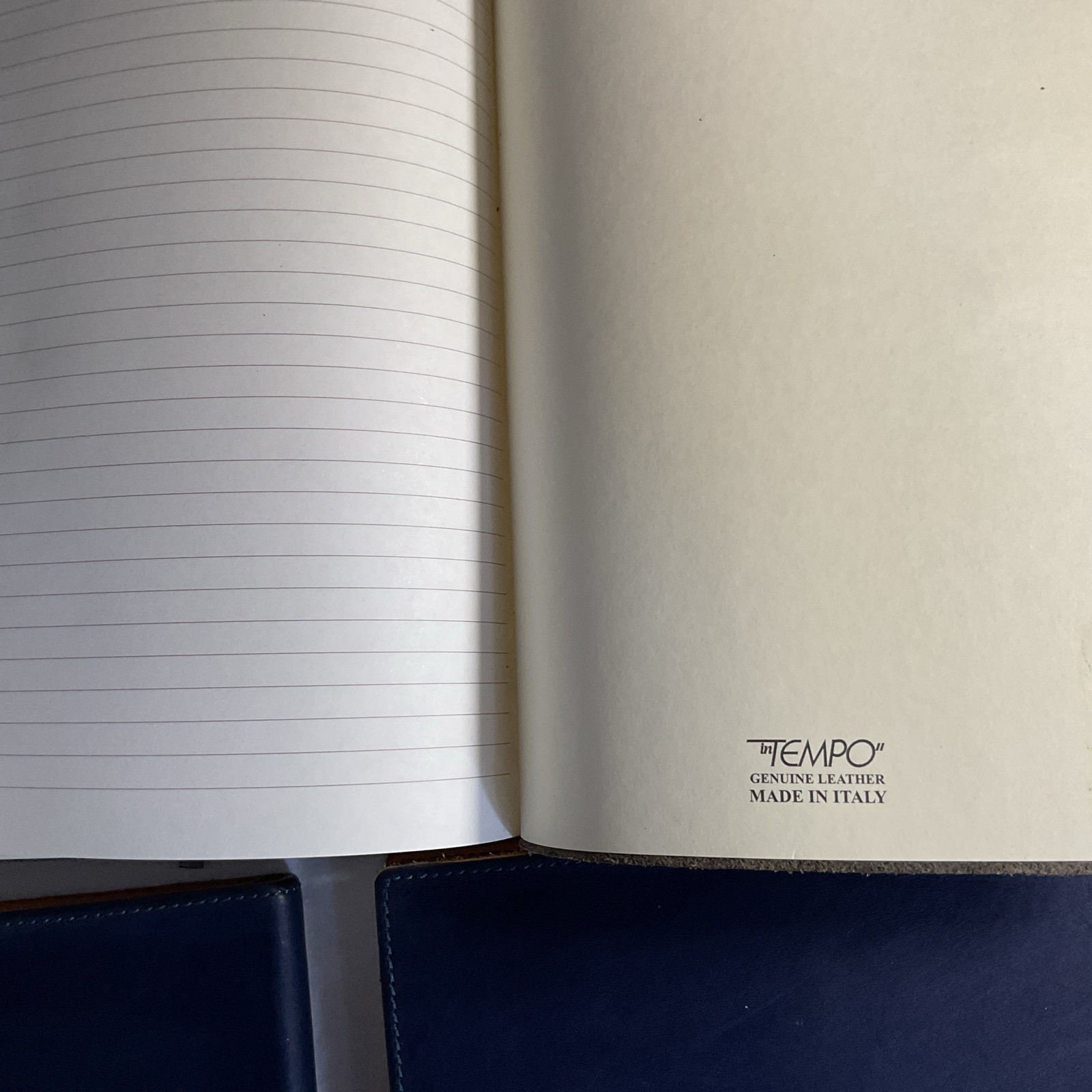 Leather Journal Notebooks Lined Lot of 4 PRATESI FLORENCE TEMPO ECCOLO ITALY NOS