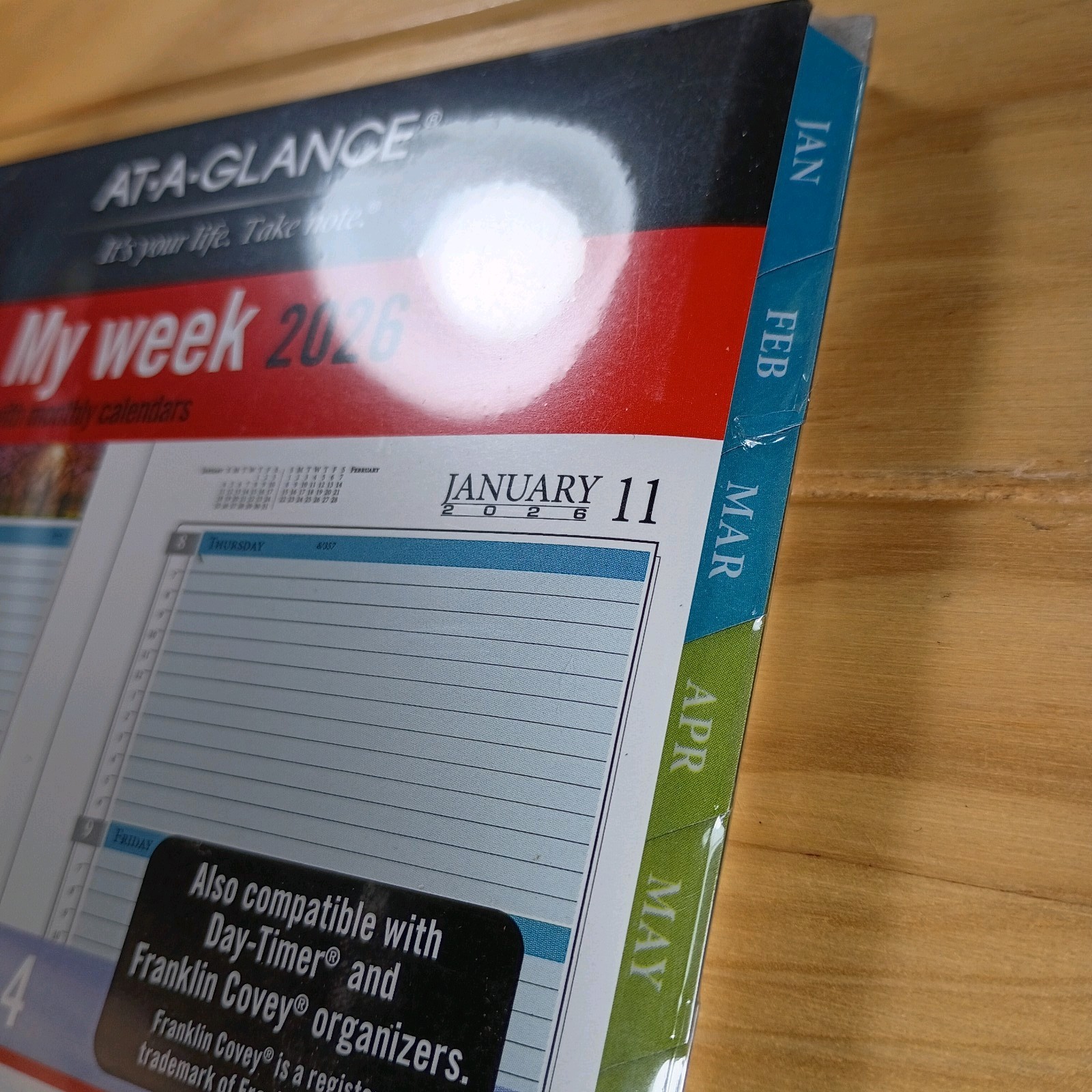 AT-A-GLANCE My Week 2026 Size 4 With Monthly Calendars Item #281-285Y New