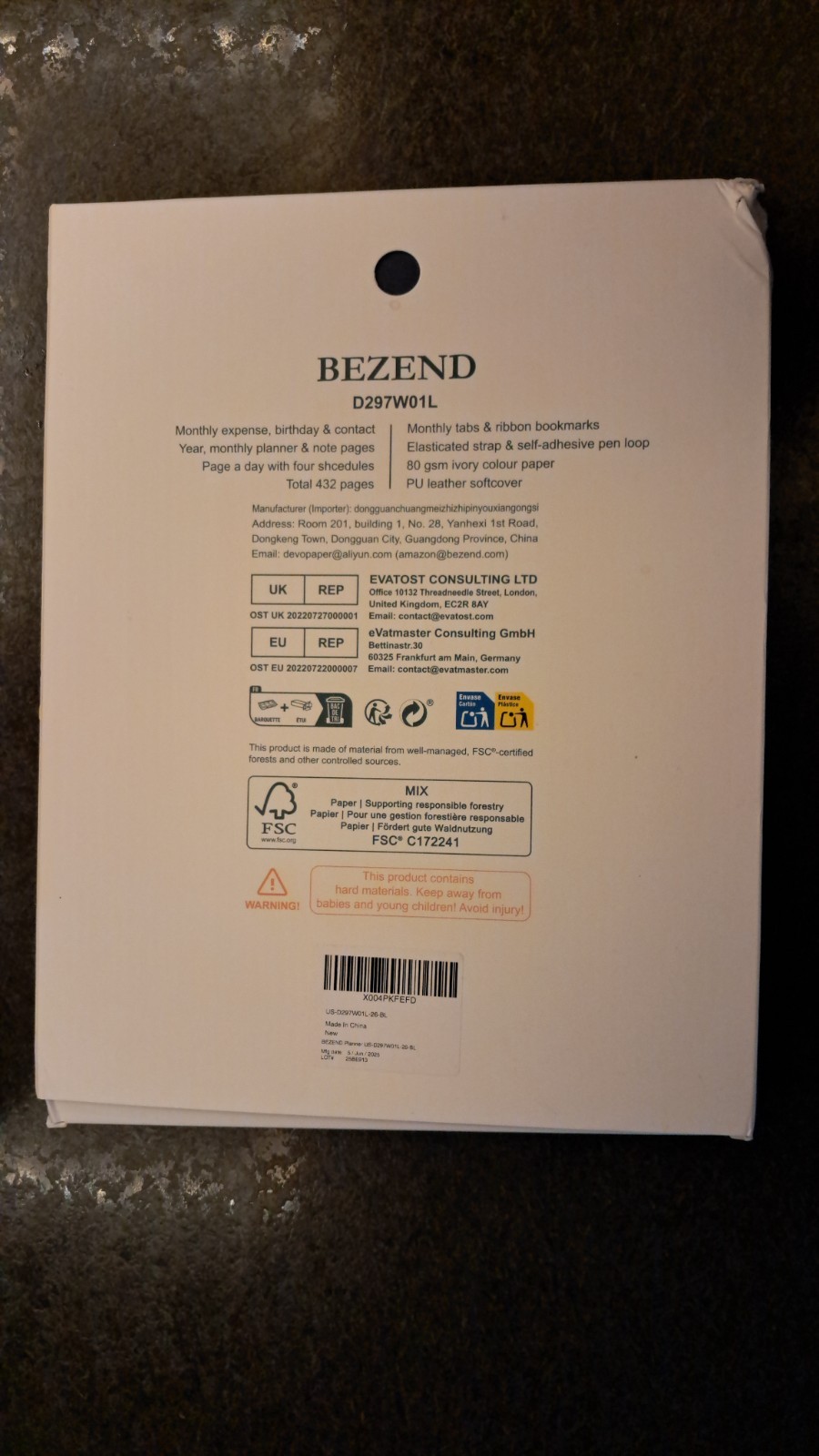 BEZEND Appointment Book 2026 Daily Planner, Quarter-Hourly 8.75″ x 12″ XL