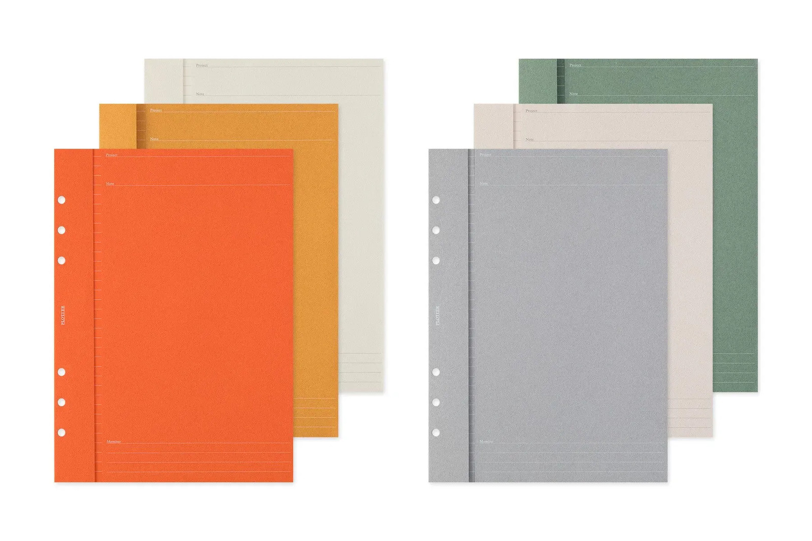 Japan NEW DESIGNPHIL A5 PLOTTER Project Manager 6 Colors Assort 77716432