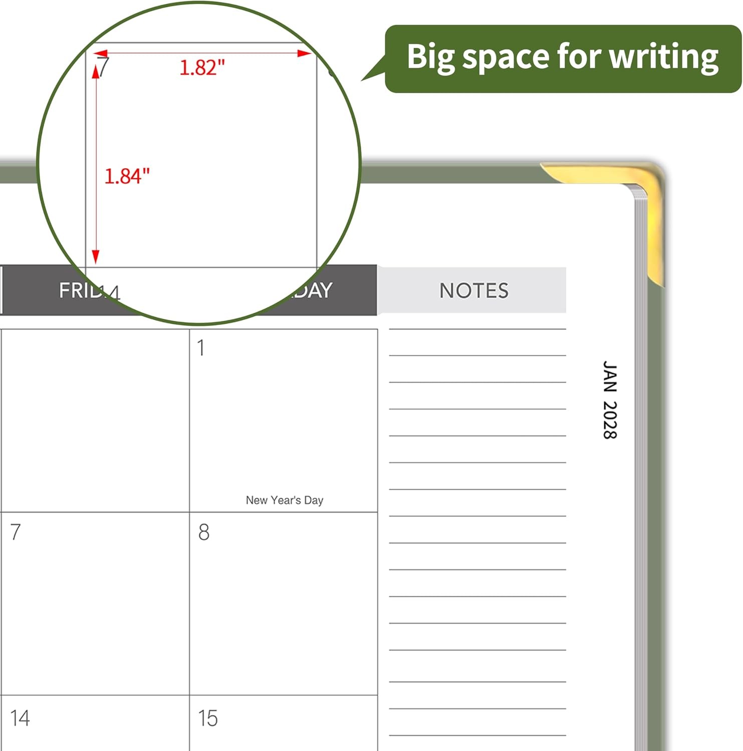 2026-2028 Monthly Planner – 3 Year Monthly Planner 2026-2028, Jan. 2026 – Dec