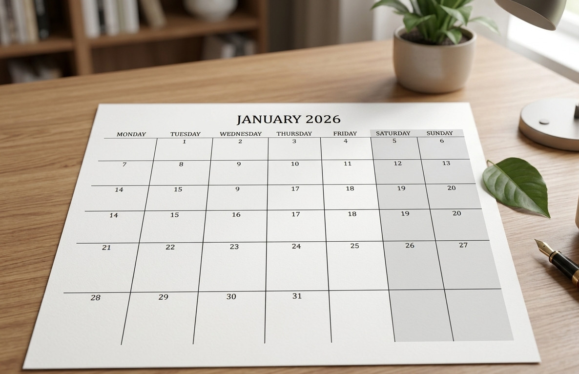2.99 *ON SALE* 2026 Calendar Printable Landscape,Monthly Planner DOWNLOAD PDF v3