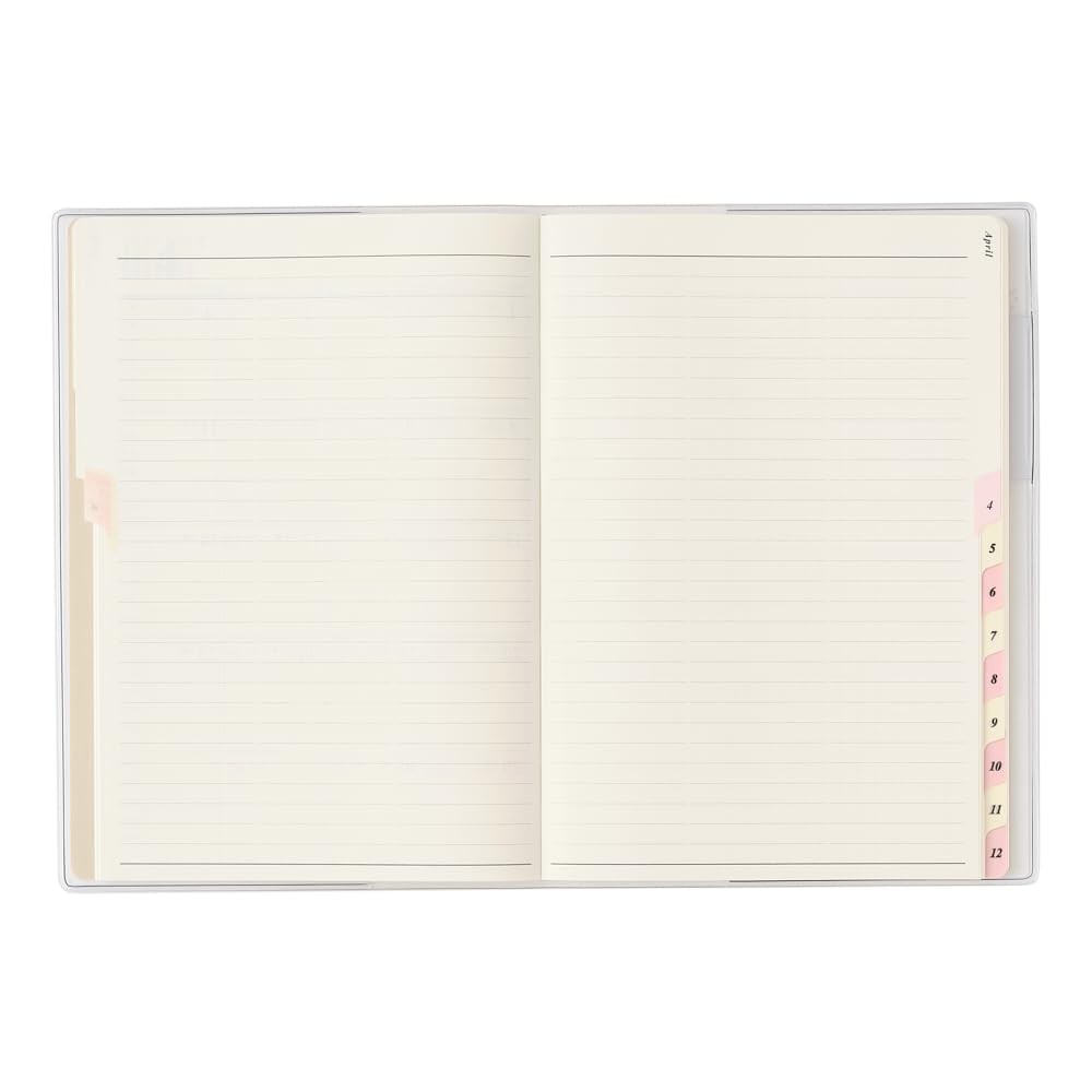 NOLTY Pagem Planner 2026 B6 Monthly Aida Memo White 2643