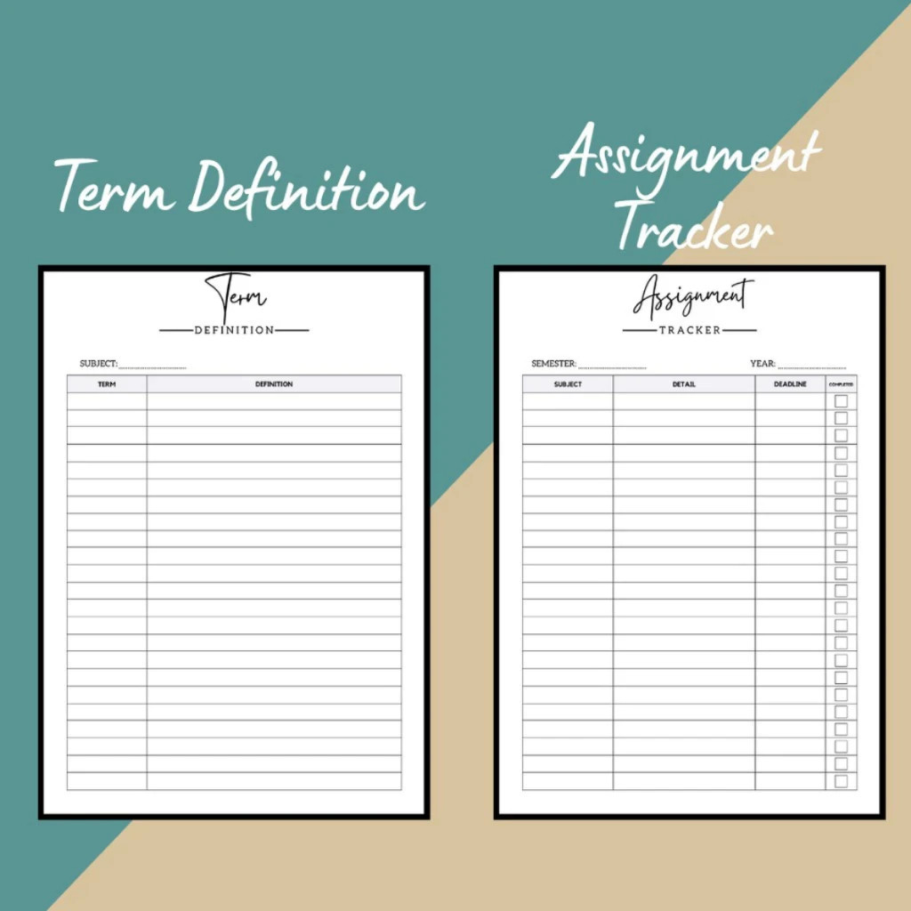 🔥FAST🔥 Student Planner Template Essay Study Planner Weekly Timetable&Homeworks
