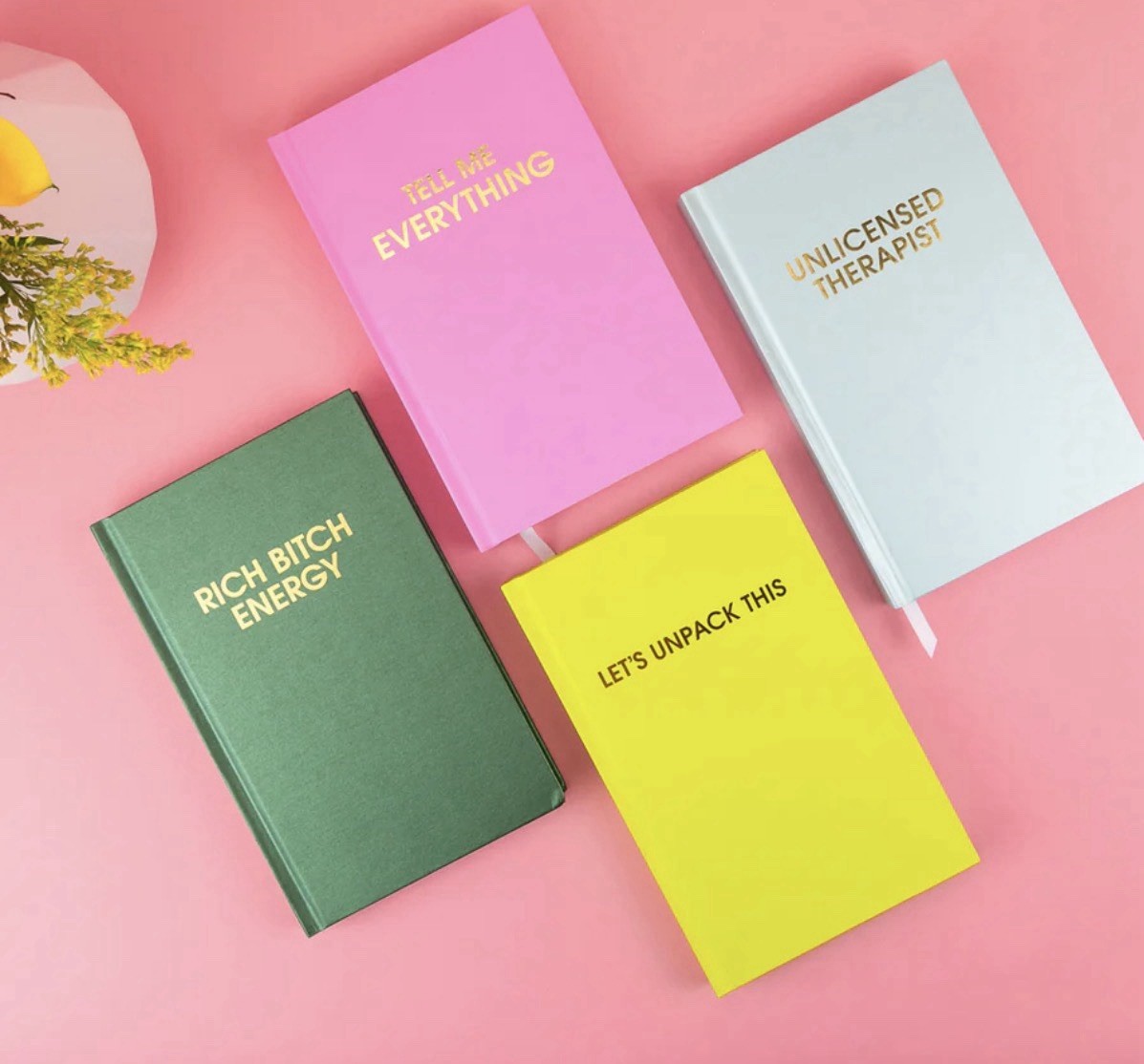 NEW Chez Gagne’ Rich Bitch Energy Journal Hardcover Notebook Journal 256 Pages