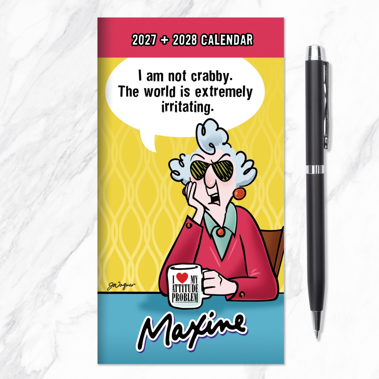 2027-2028 Maxine Small Monthly Pocket Planner