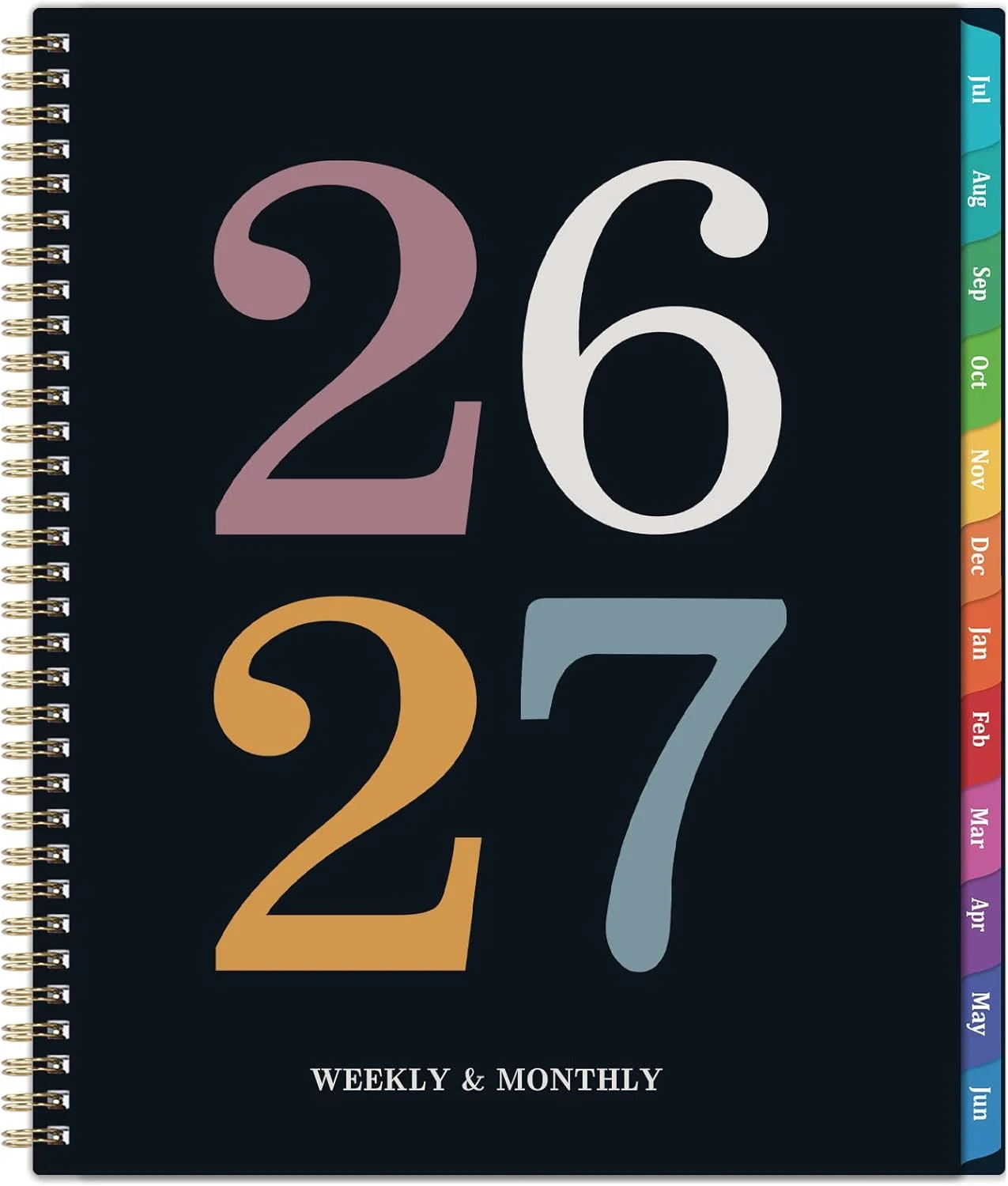Weekly and Monthly Planner 2026-2027, July 2026-June 2027, 8.5” x 11” | Academ