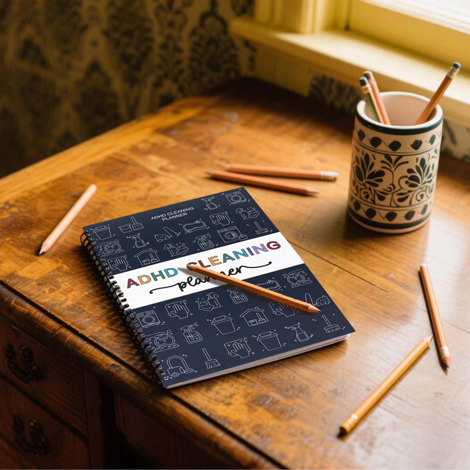 Adhd Cleaning Planner, Tidy Minds Daily Weekly Monthly Household Family Planning