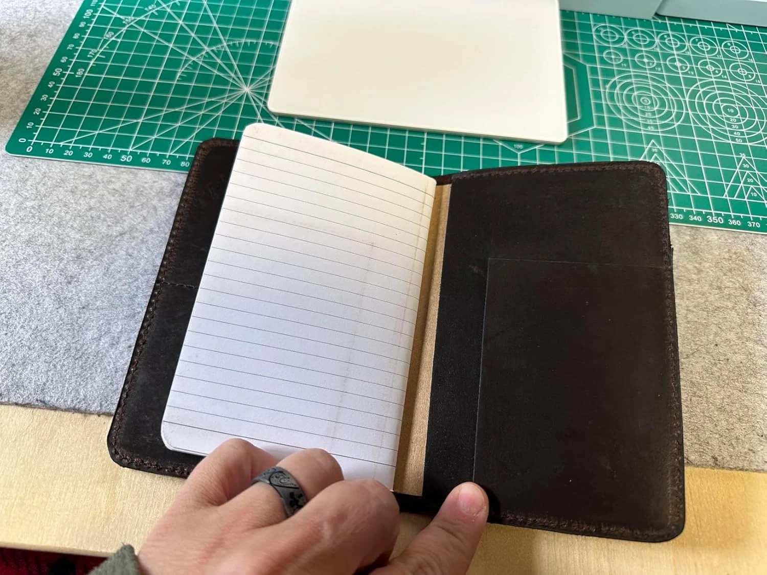 Handmade Vintage Leather Journal Cover for Field Notes – Notebook Cover for Fiel