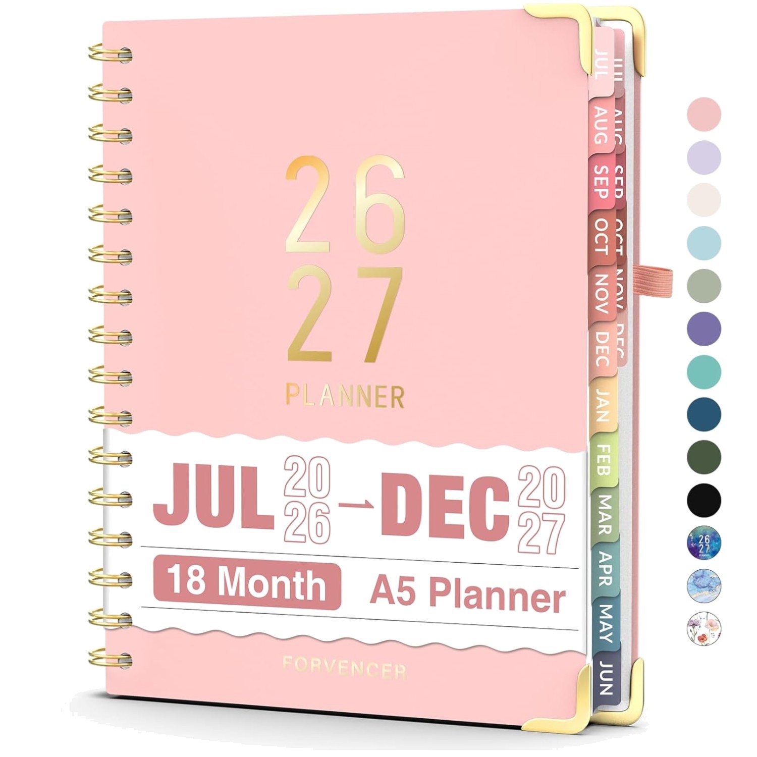 Student Teacher Planner 2026-2027, A5 Spiral-bound