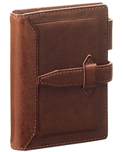 Raymay Fujii Davinci Roroma Classic Mini 5 System Planner, Dark Brown DPM3034E