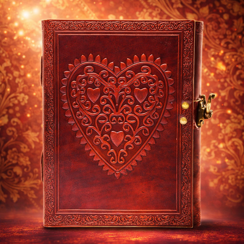 Handmade Leather Diary 6×8 Lined Paper Lock Journal Vintage Notebook|200 Pages|