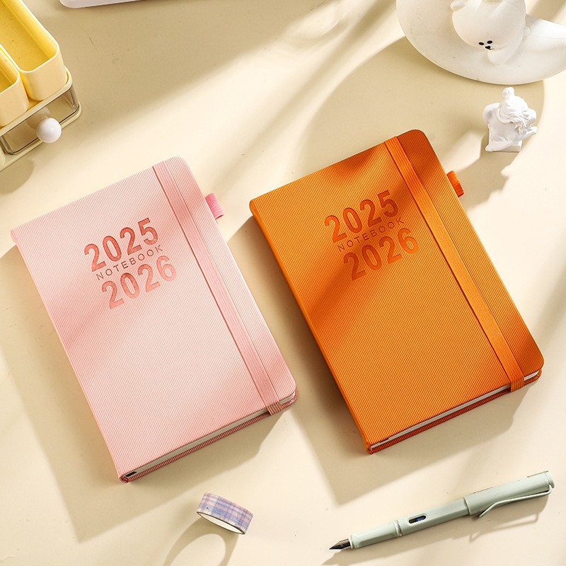 2025-2026 Daily Planner Book English Version Time Management Birthday Gift