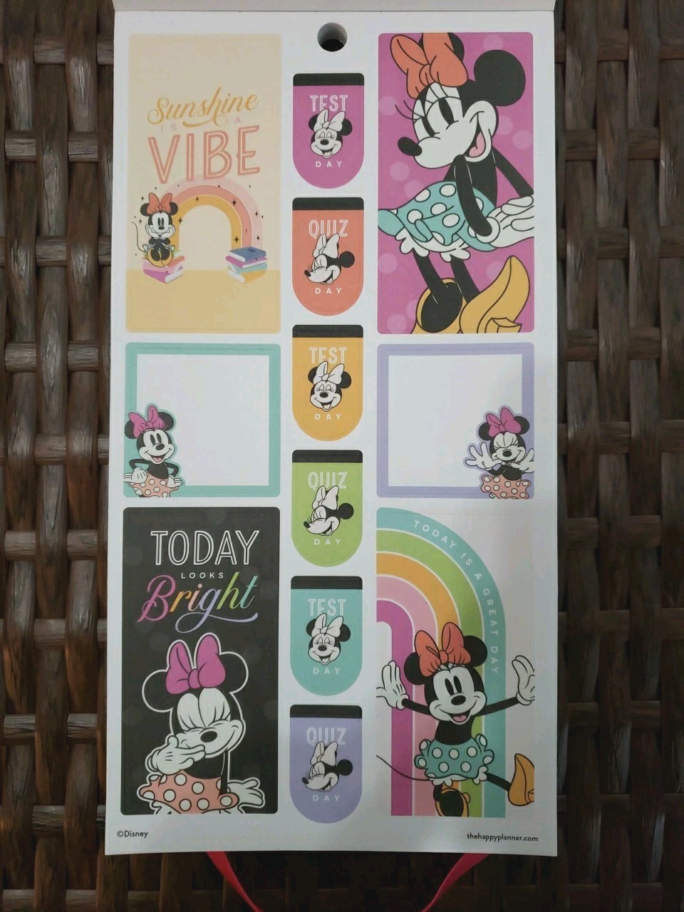 Happy Planner Disney All Smiles Minnie Mouse Teacher VALUE PACK STICKERS 767 Pcs