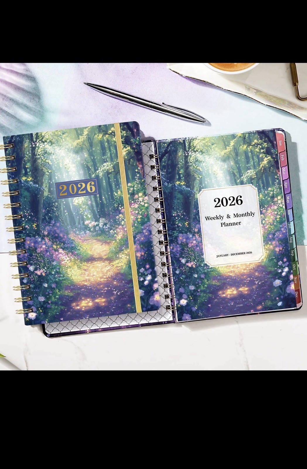2026 Planner – 2026 from Jan.2026 – Dec.2026, 8.5” X 6.4”, Colorful