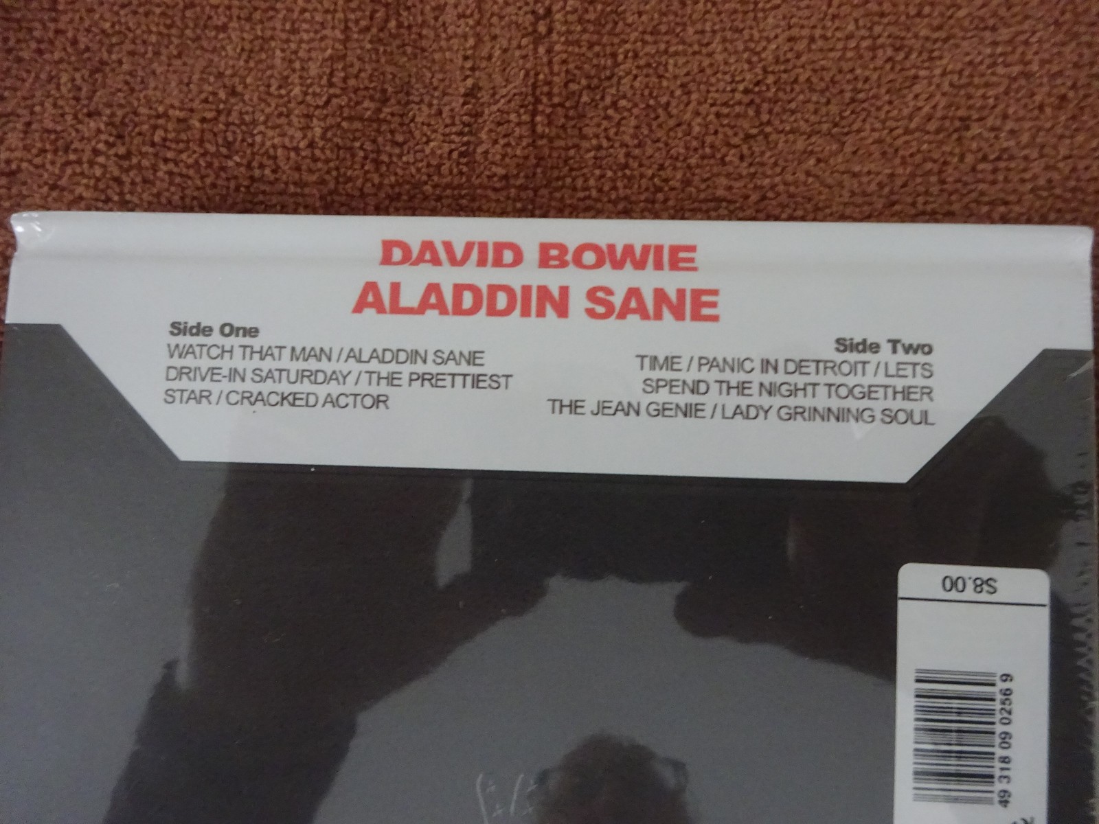 DAVID BOWIE ALADDIN SANE Hardcover Pocket Journal/Notebook (Brand New, Unopened)