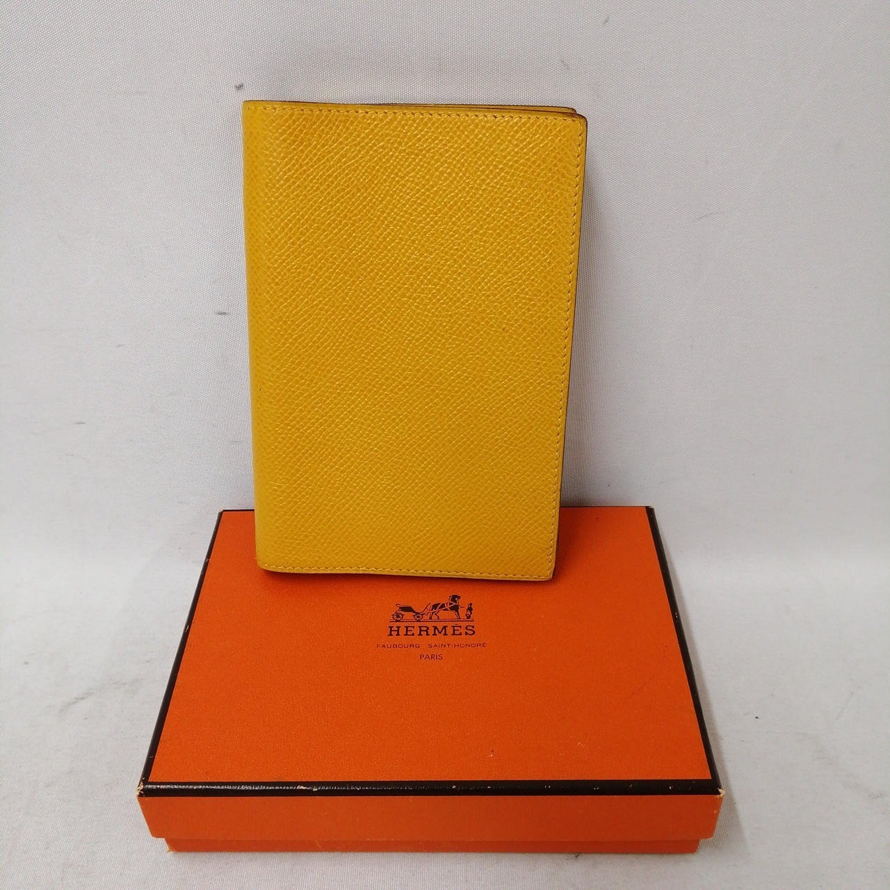 HERMES Agenda GM 1994 Leather Planner Box Used Luxury Organizer