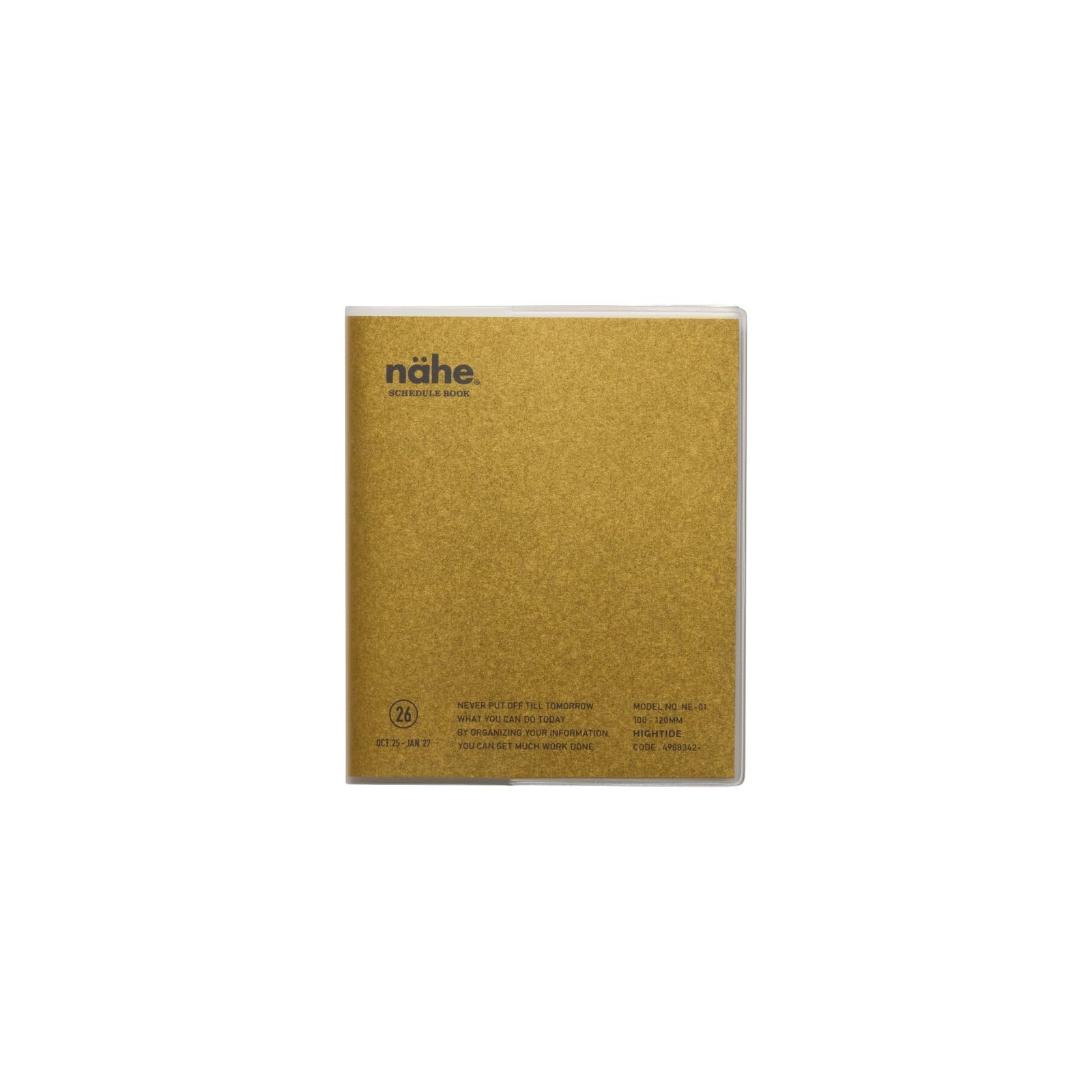 2026 Nehe Gold/Square Monthly Planner / Starting October 2025