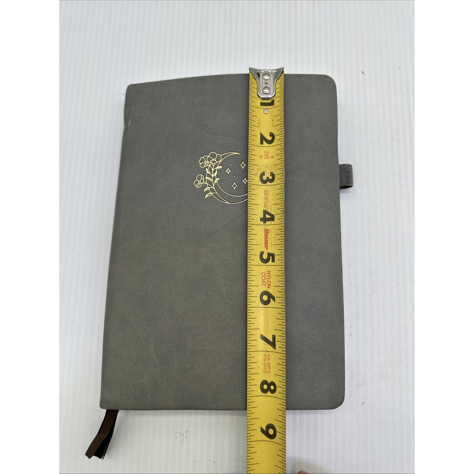 SIMSIMY Mental Health Journal , Gray Leather Bound Book {135}