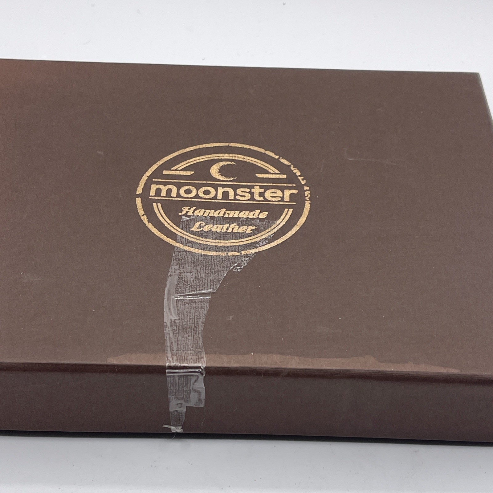 Moonster Leather Bound Notebook Cover Or Bible Cover Religious 6.5 X 8.5”
