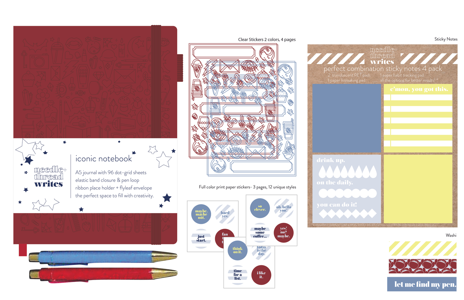iconic journal set