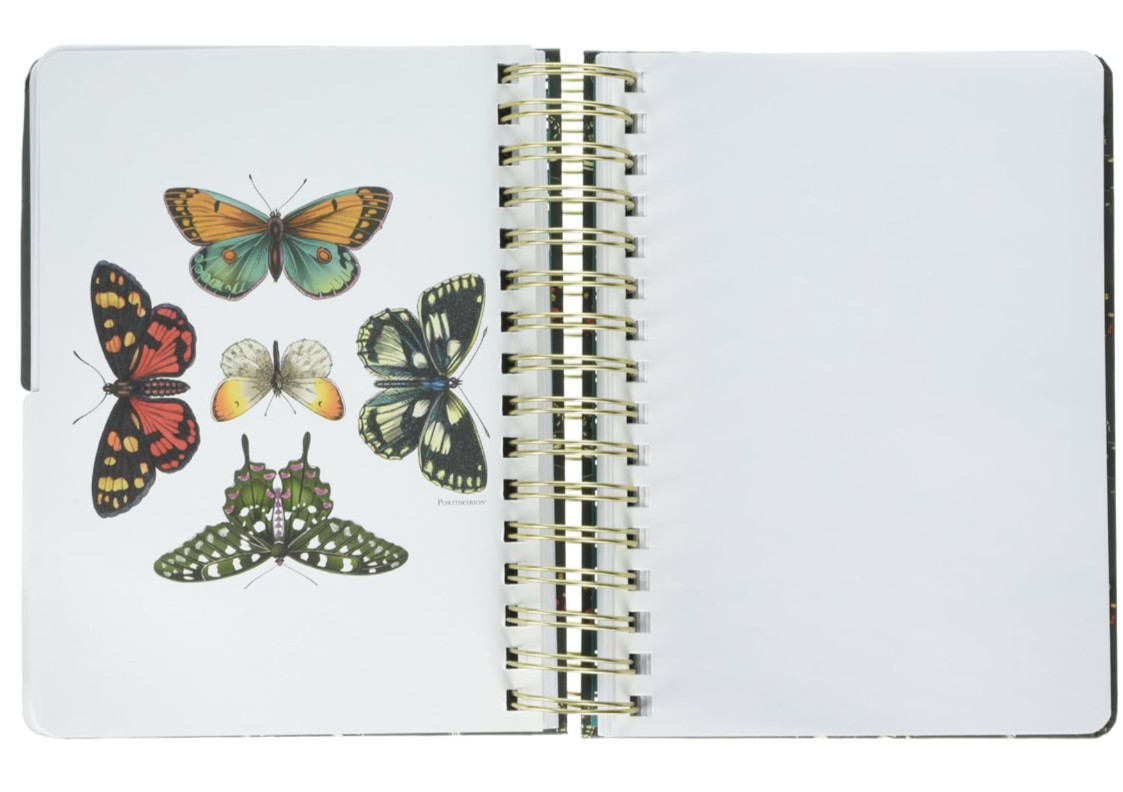 C.R.GIBSON~Portmeirion~Botanic Garden Harmony~Twin Wire~3-in-1 Notebook