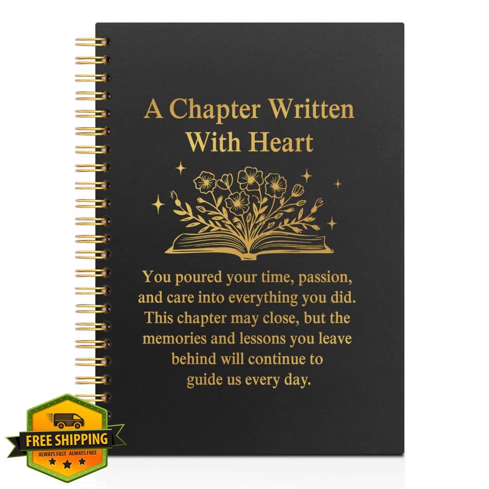 WHTYEFZ Notebook, A Chapter Wildflowers, New Job Gift