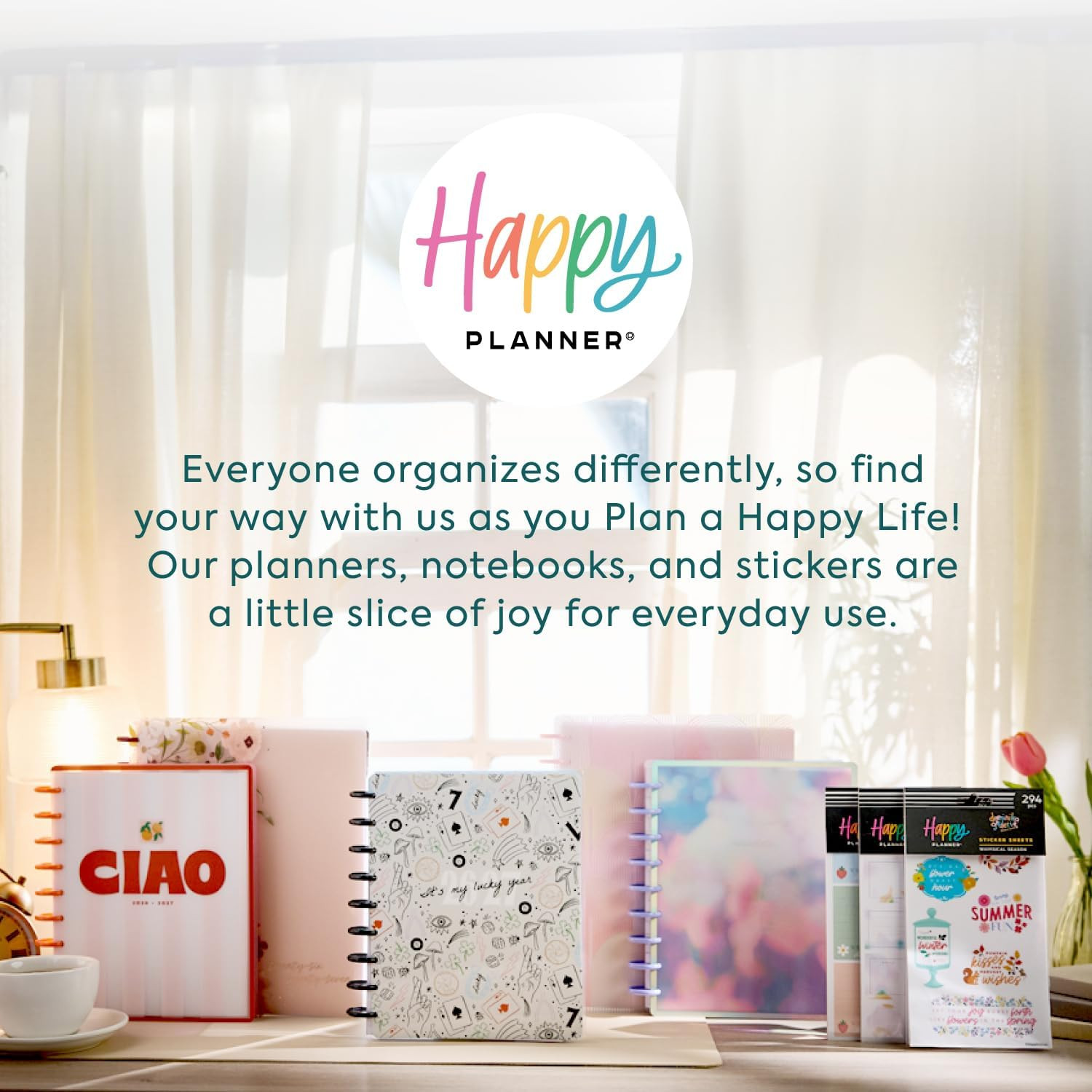 Happy Planner Disc-Bound Planner July 2026–June 2027, Includes 3 Extra Months an