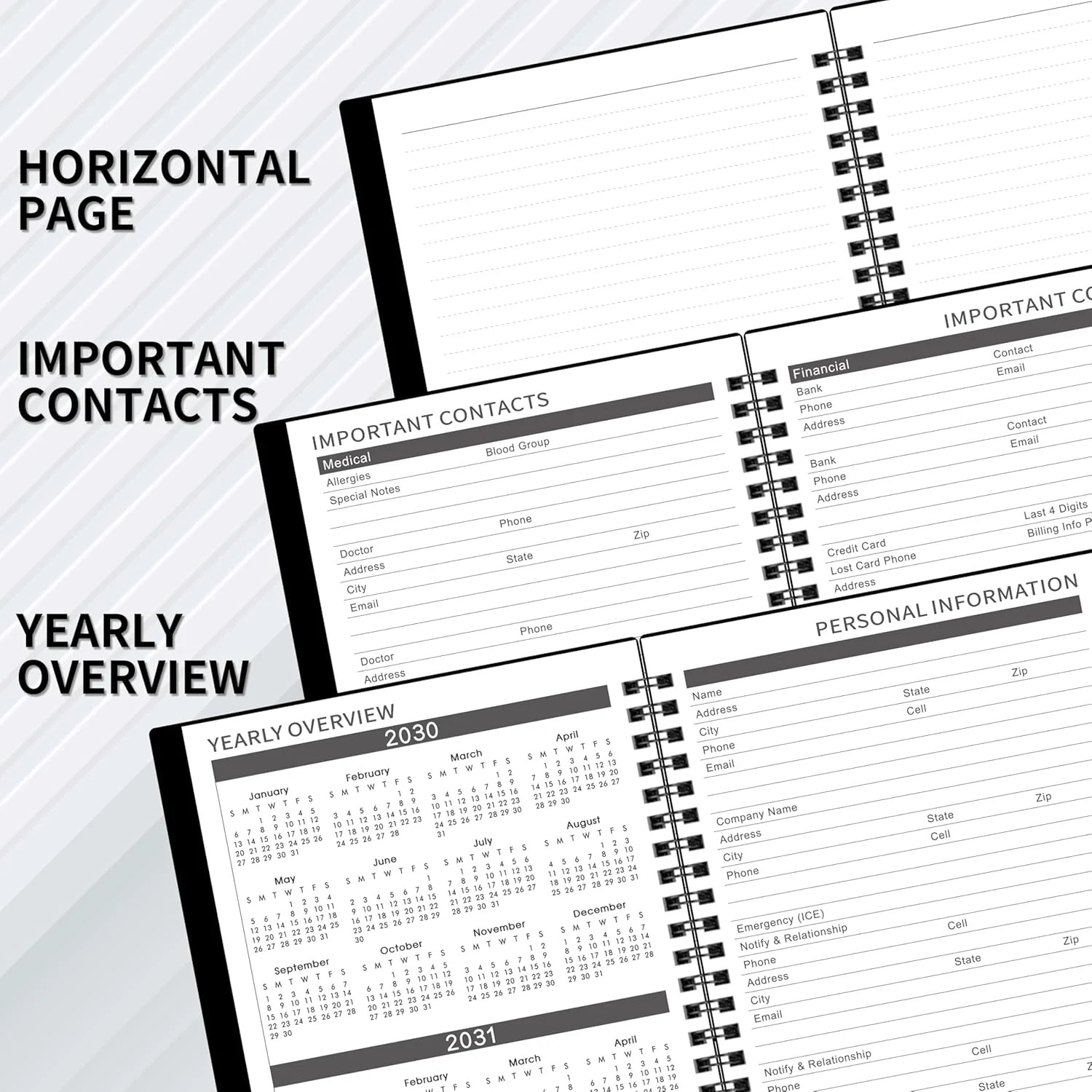 2026-2031 Monthly Planner/Calendar – 5 Year Monthly Planner, Jul. 2026 – Jun. 20