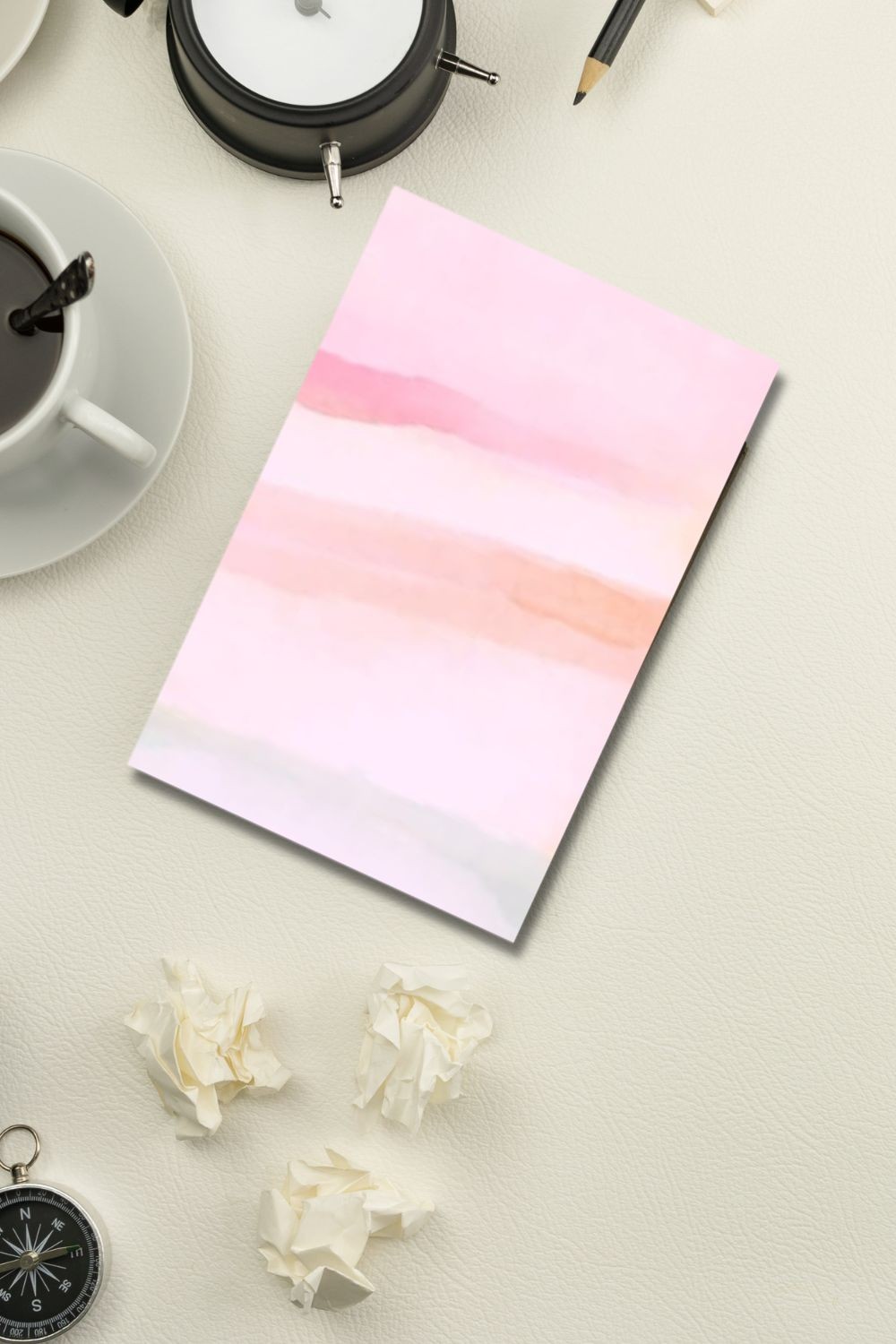 Pink Sunset Journal | Lined Notebook for Writing & Reflection