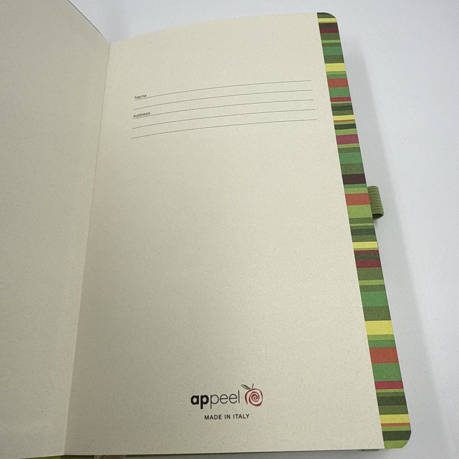Castelli ApPeel Hardcover Journal Notebook Green Amazon Military Made in Italy