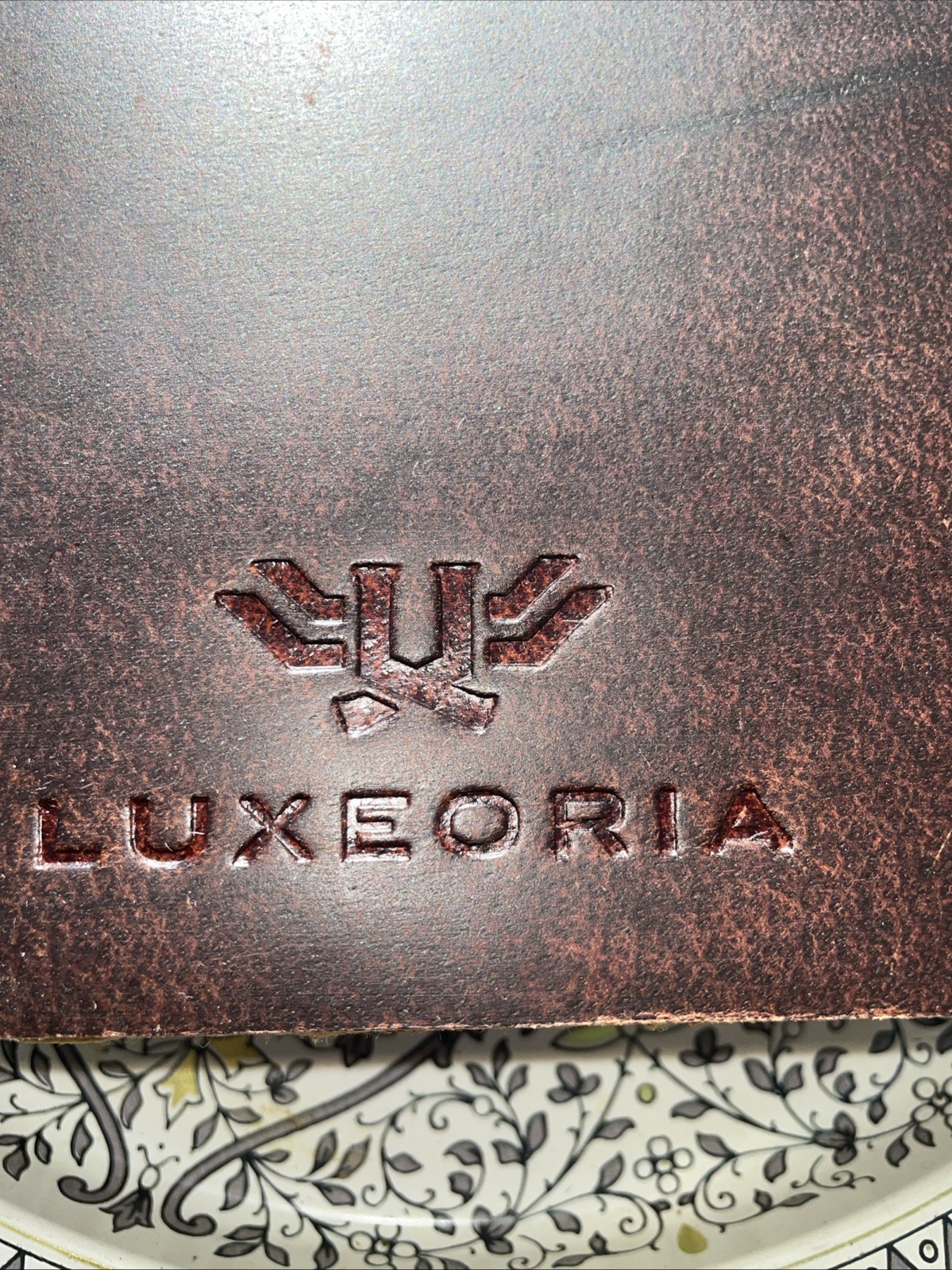 Luxeoria Leather Journal 8.5″ X 6.5″ X 1.5″ Vintage Brown, Vintage Paper