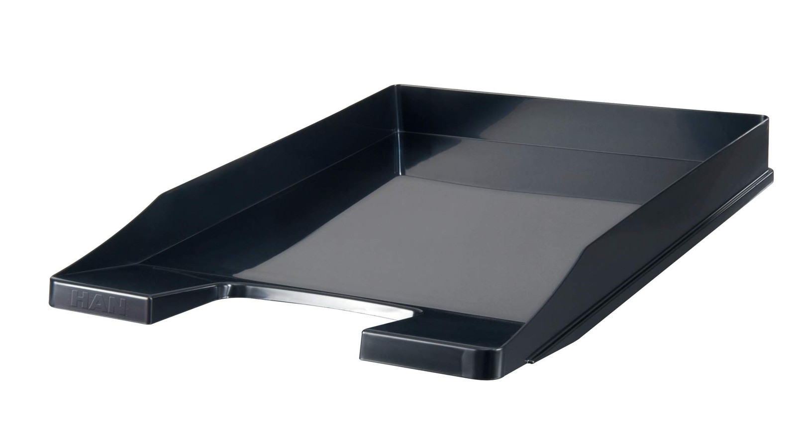 HAN 1025-13, JUNIOR letter tray. Slim, modern, stylish and glossy, pack of 5, bl