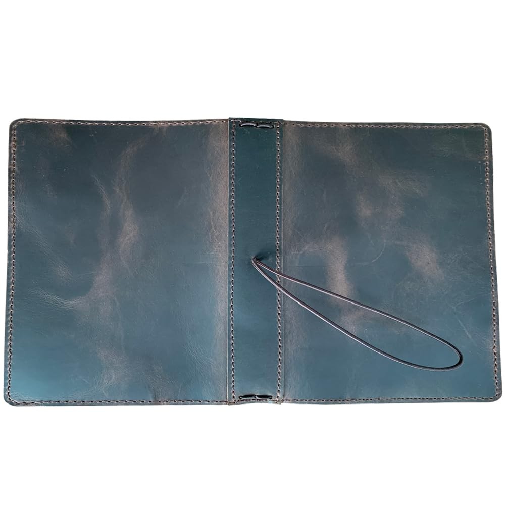 B6 Travelers Notebook Cover with Pockets, Card Slots, and Pen Holder – Dark