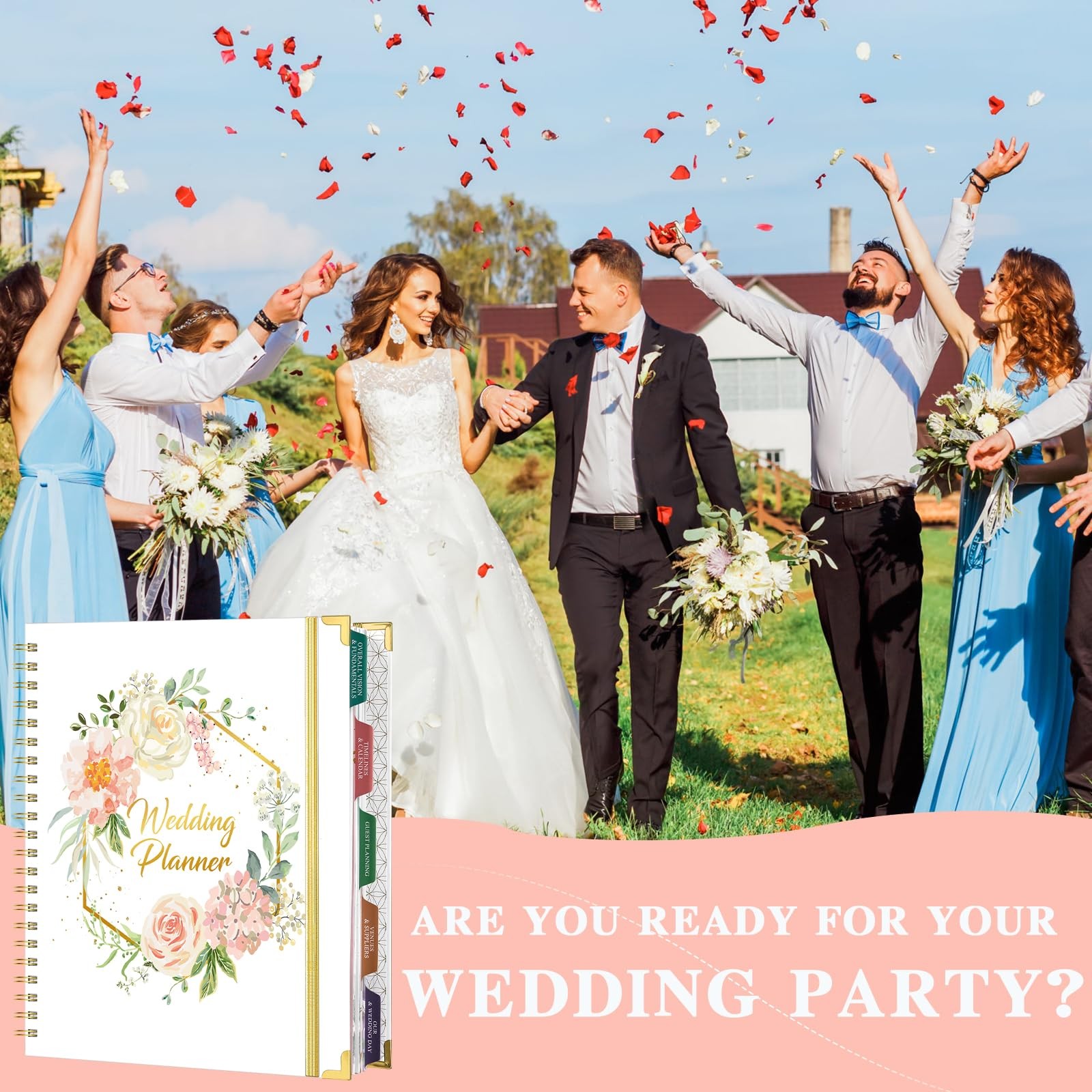 Wedding Planner – Wedding Planner Book and Organizer for the Bride with 5 Tabbed