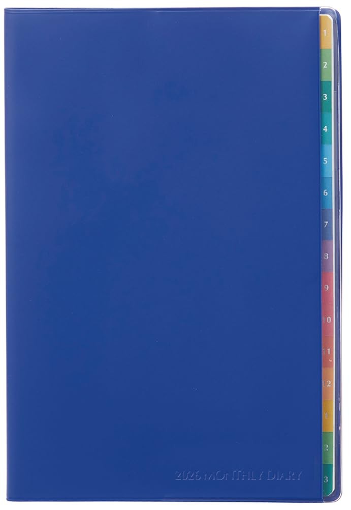 Reimei Fujii Monthly Planner, Black, B6, Navy