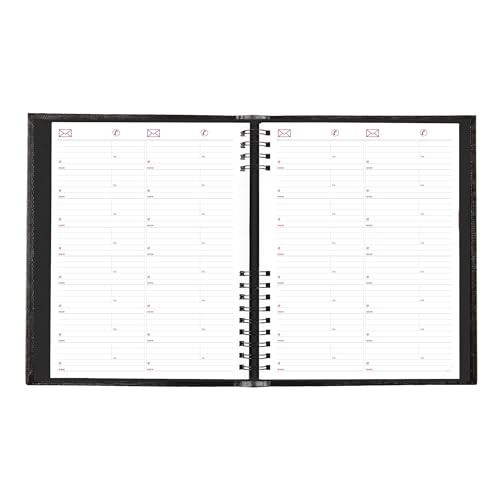 2026 Daily Professional Planner – 4-Person Appointment Book, Twin-Wire Binding,