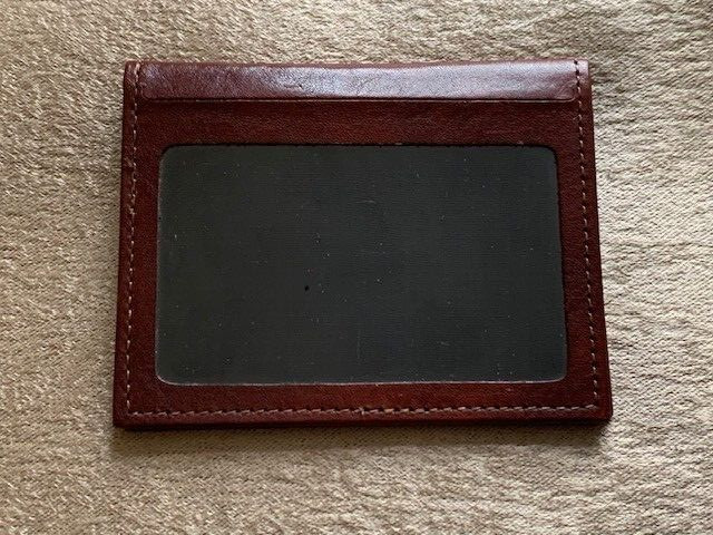 Bosca Brown Old Leather Compact Phone Book 5.0″ x 3.5″ & Card Holder 4.0″ x 3.0″