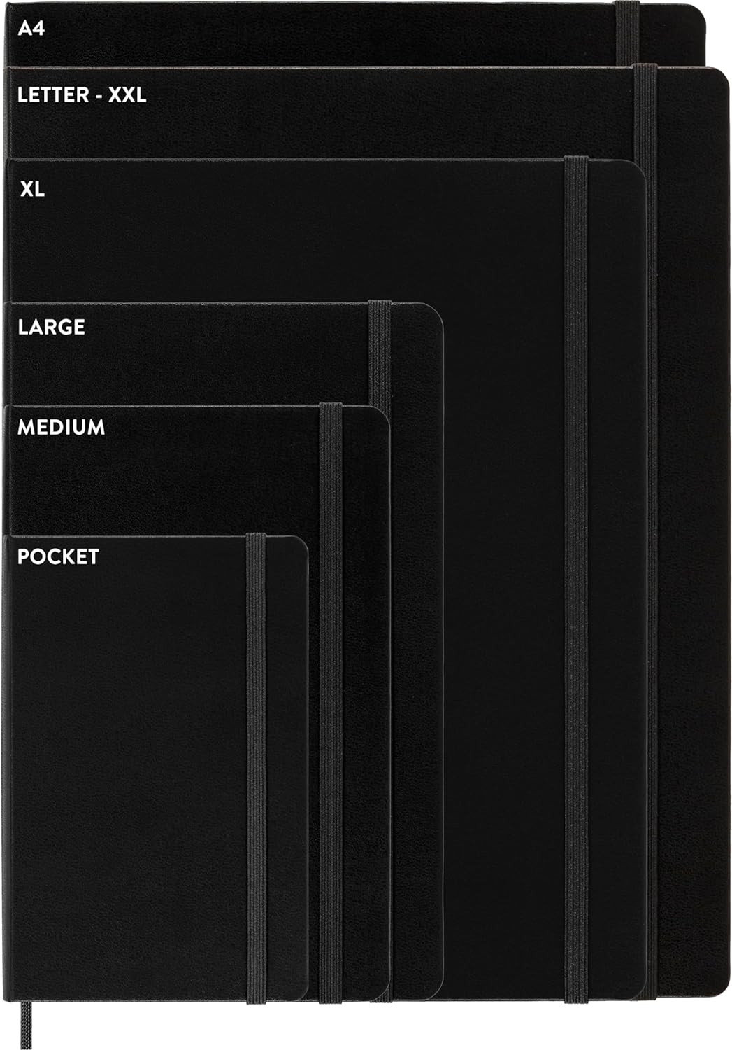 Moleskine Classic Expanded Notebook, Hard Cover, Large (5″ x 8.25″) Dotted, Blac