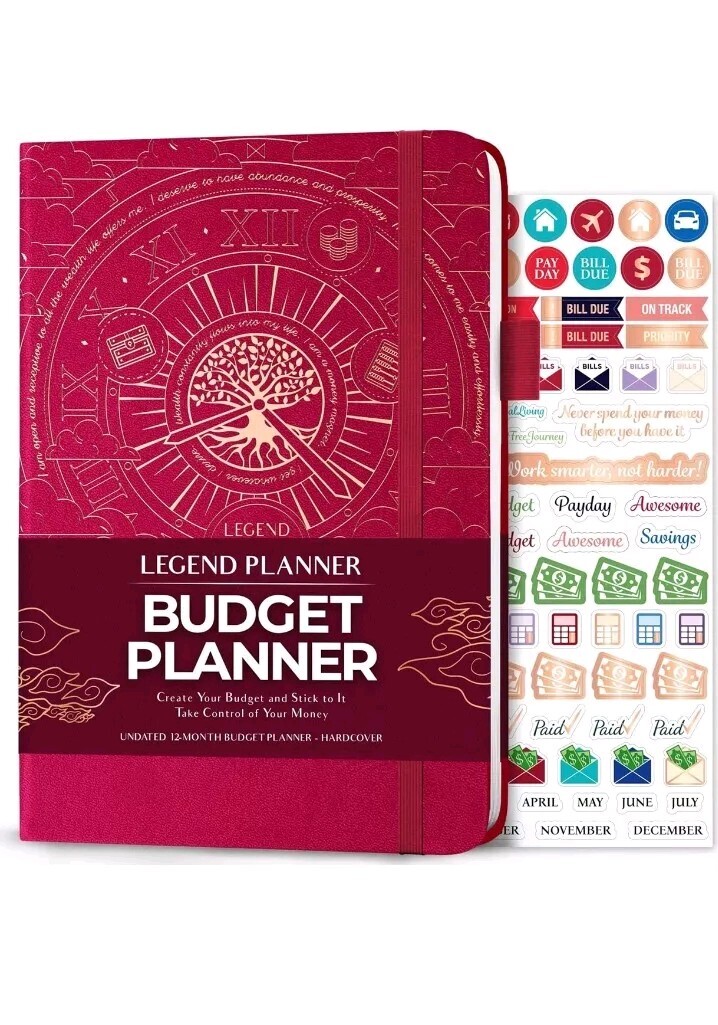Legend Budget Planner – Undated Financial Planner Organizer & Budget Book