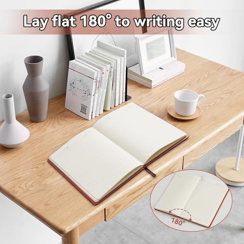 LBWCER Music is What Feelings Sound Like Leather Journal Notebook