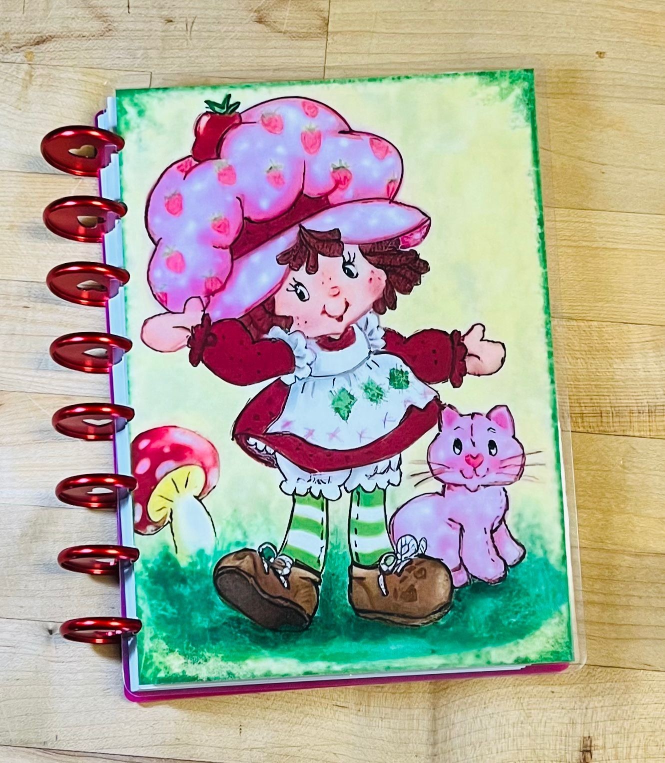 Strawberry Shortcake Retro Vintage Cover Set 4 use w/ TUL/Arc (8 disc) Planner~