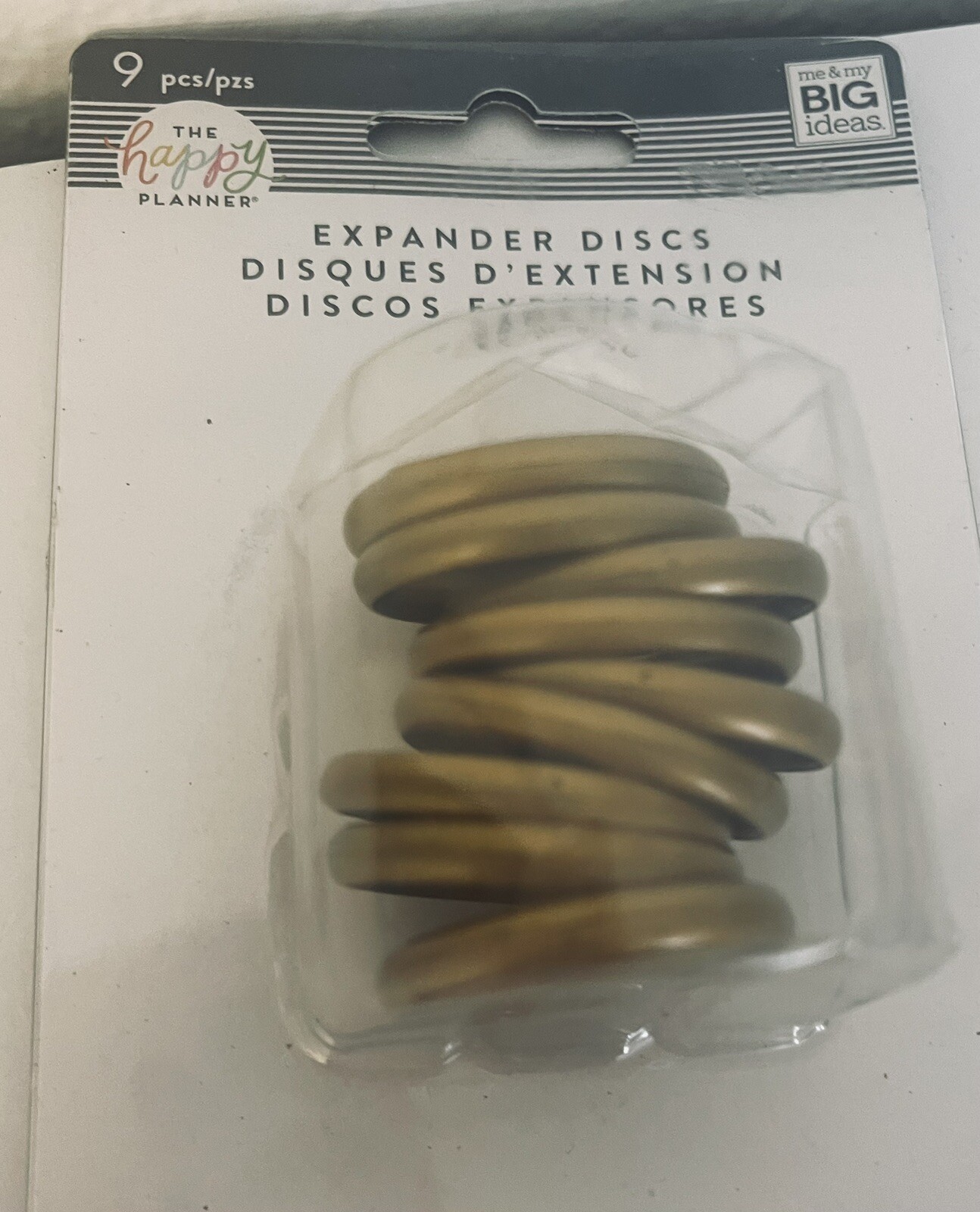 Me & My Big Ideas Create 365 Planner Expander Rings 9/Pkg-Gold 1.75″