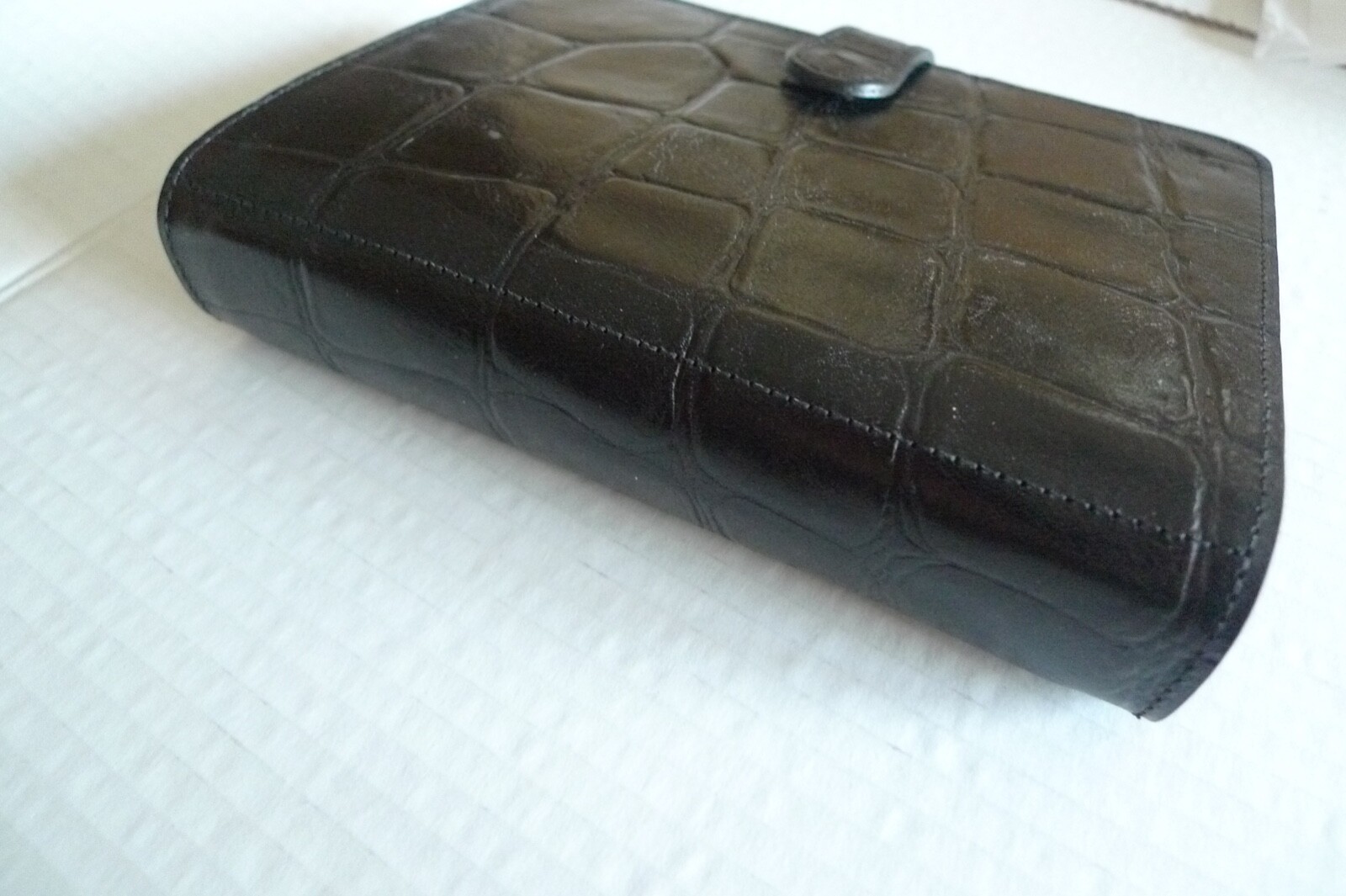MULBERRY – A6 PLANNER & INSERTS -MADE @ UK – BLACK CONGO LEATHER – RARELY USED