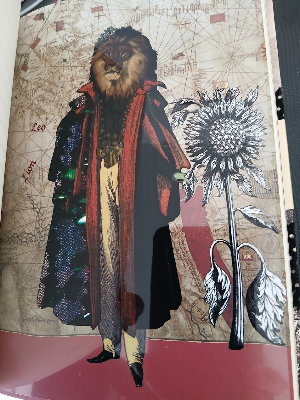 EXQUISITE Christian Lacroix Papier 2016 ASTROLOGIE Flocked Journal