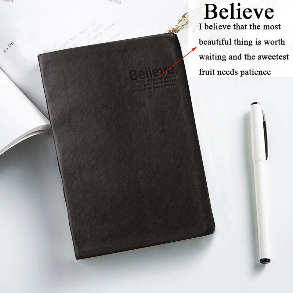 Lemical 720 Pages Thick Journal with Gift Box & Pen, Thick Leather Journal No…