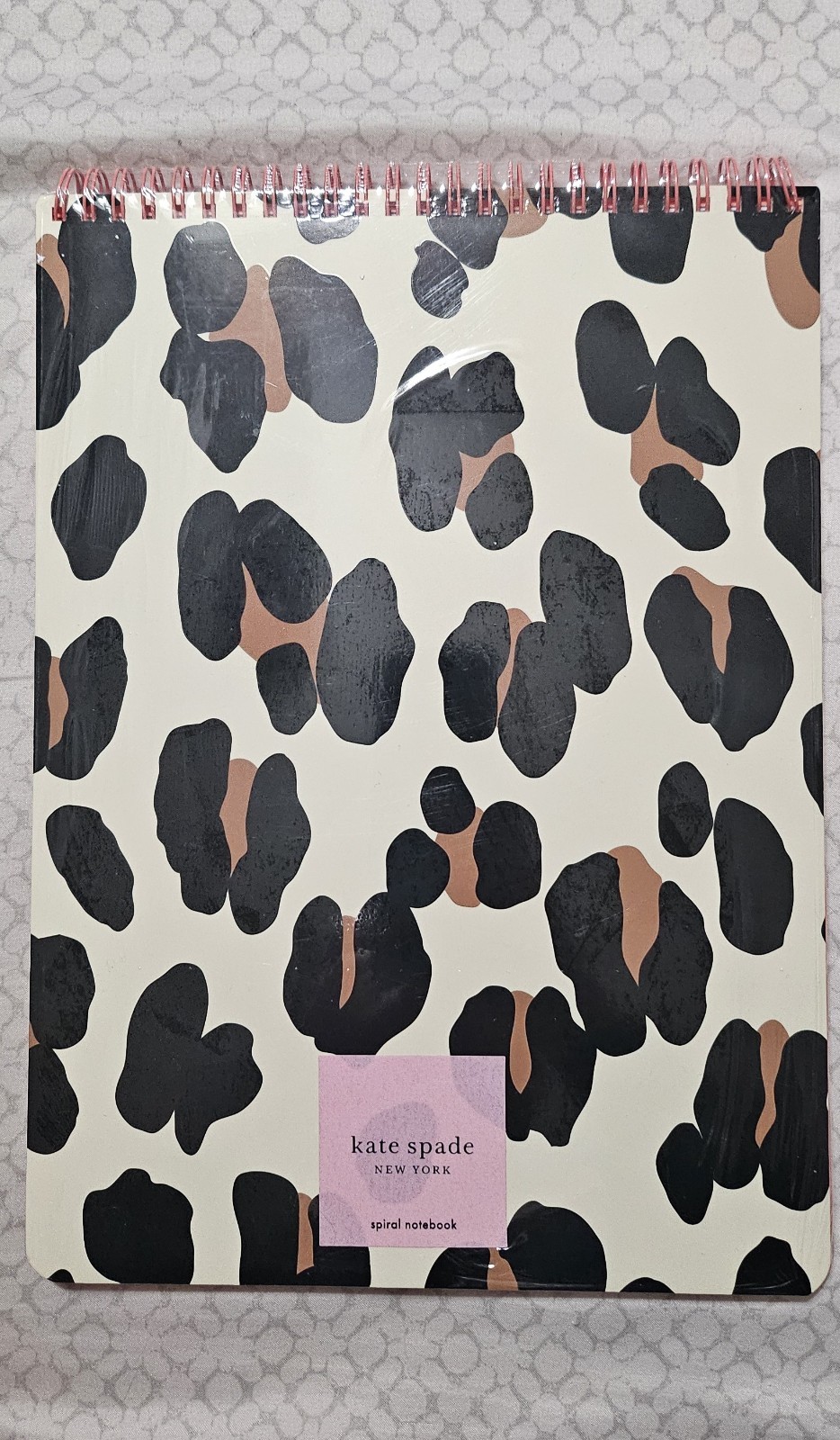 Brand New Kate Spade:Forest Feline Top Spiral Notebook